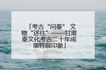 考古“问秦” 文物“述往”——甘肃秦文化考古二十年成果特展印象