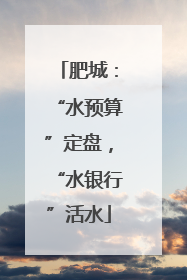 肥城：“水预算”定盘，“水银行”活水