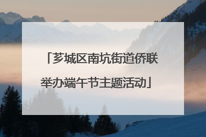 芗城区南坑街道侨联举办端午节主题活动