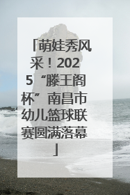 萌娃秀风采！2025“滕王阁杯”南昌市幼儿篮球联赛圆满落幕