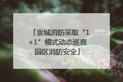 襄城消防采取“1+1”模式动态巡查园区消防安全