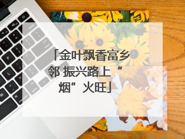 金叶飘香富乡邻 振兴路上“烟”火旺