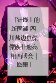 针线上的新国潮 四川盐边县傈僳族非遗亮相西博会｜图集