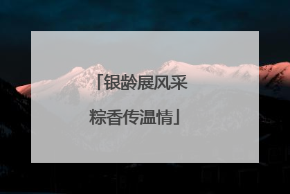银龄展风采 粽香传温情