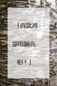 首款鸿蒙电脑亮相！