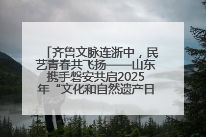 齐鲁文脉连浙中，民艺青春共飞扬——山东携手磐安共启2025年“文化和自然遗产日”系列活动