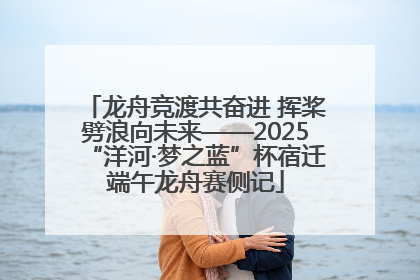 龙舟竞渡共奋进 挥桨劈浪向未来——2025“洋河·梦之蓝”杯宿迁端午龙舟赛侧记