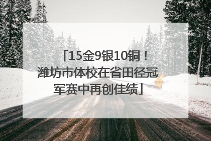 15金9银10铜！潍坊市体校在省田径冠军赛中再创佳绩