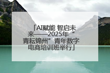 AI赋能 智启未来——2025年“青耘锦州”青年数字电商培训班举行