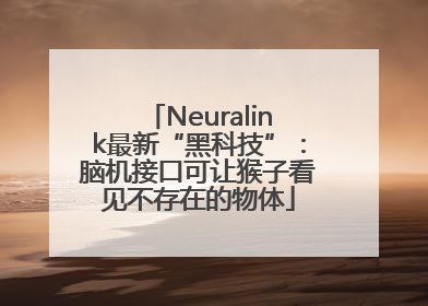 Neuralink最新“黑科技”：脑机接口可让猴子看见不存在的物体